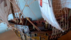 model karakki Santa Maria from a tree# модель каракки Санта Мария #судомоделизм#ship modeling