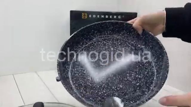EB-3439 Сковорода З Кришкою Гранітне Покриття 26 см.