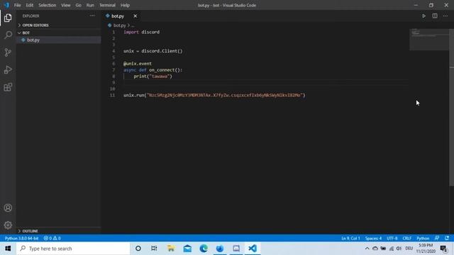 Making a Discord bot using python events 3 [KURDISH] دروستکردنی بۆت بۆ دیسکۆرد بە زمانی پایسۆن смотреть онлайн