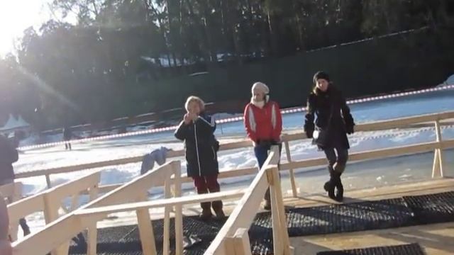 19.01.2015. Крещение Господне в Серебряном бору - Ролик №53 смотреть онлайн