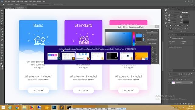 How to Make Responsive Premium Pricing Table | HTML/CSS/SASS Tutorial | #4 смотреть онлайн