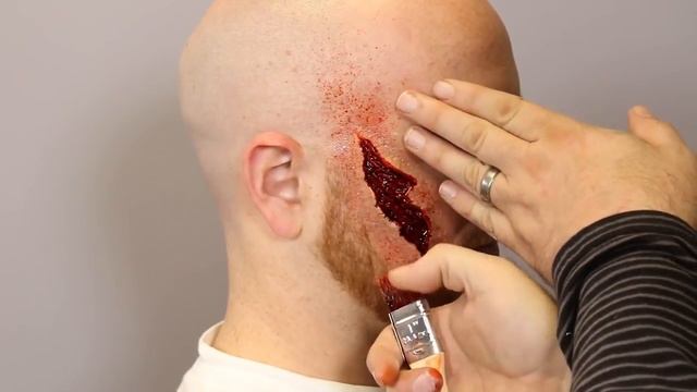 Игла и краска в действии