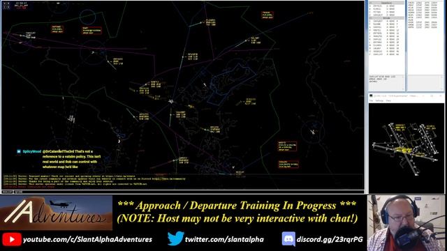 [ VATSIM ATC TRAINING ] our seventh Sweatbox lesson learning Approach / Departure in Potomac TRACON смотреть онлайн