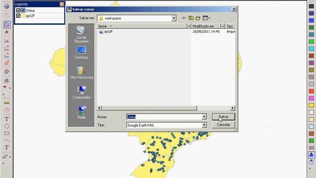 Gismaps Viewer - exportação de mapas para KML смотреть онлайн