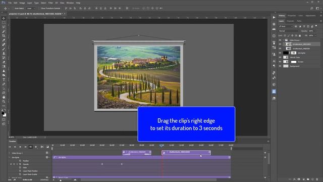 Create a projector screen slideshow in Photoshop CC! смотреть онлайн