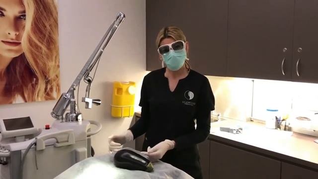 Microlaserpeel And Profractional On An Eggplant