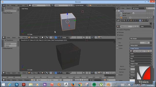 MiniTip: Cómo poner una textura en Blender смотреть онлайн