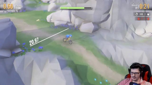 Оскверняем горы своим великом в Lonely mountains: downhill Speedrun [Gameplay Обзор] смотреть онлайн