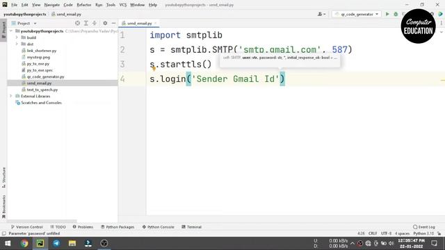 5. Send Email Using Python || Python Projects For Beginners смотреть онлайн