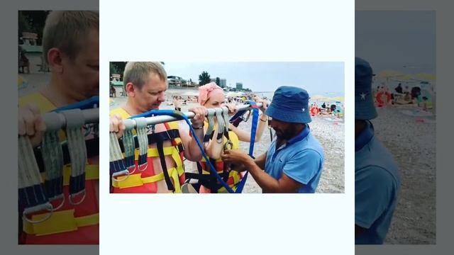 Полет на парашюте в Гагре