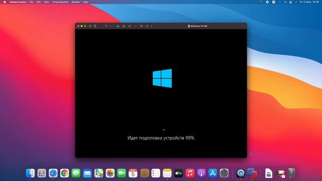 Как установить Windows 10 на macOS Big Sur через VMware Fusion / How to Install Windows 10 on macOS смотреть онлайн