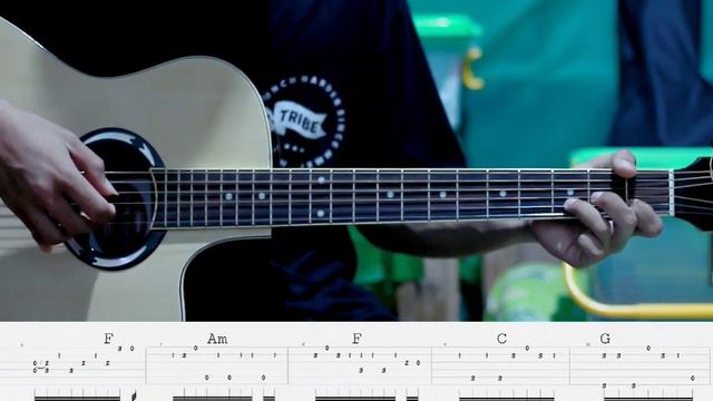 Let Her Go - Passenger | Guitar Fingerstyle Cover | Tutorial TAB + Chord смотреть онлайн