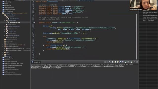 Using a POM file (XML) in Maven to run an App in Java to connect to MySQL client смотреть онлайн