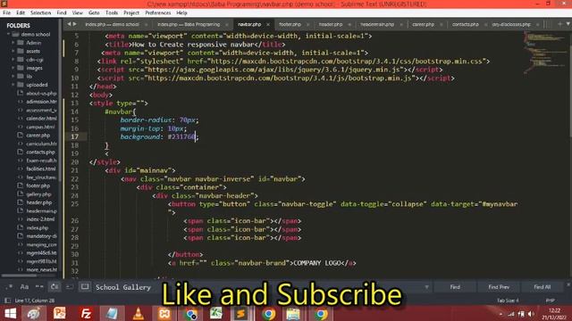 responsive navbar using bootstrap смотреть онлайн