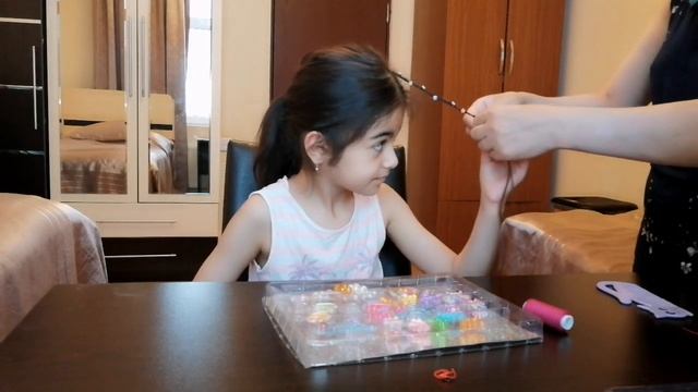 Косички со стразами. Как сделать косички с бусинками? Фатя в восторге. смотреть онлайн