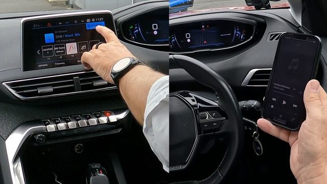 How to Play Music from a Mobile Through the Bluetooth Audio System In A 2017 Peugeot 3008 смотреть онлайн