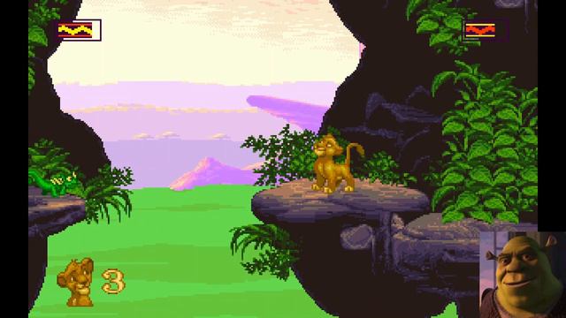 Старинная игра Симба '' LION KING '' . смотреть онлайн