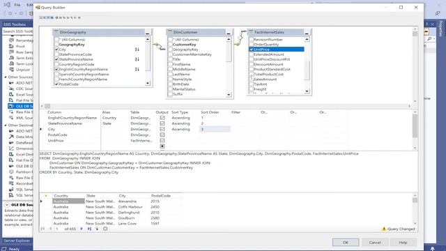 SSIS Tutorial | Query Builder смотреть онлайн