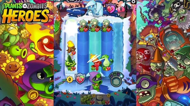 BRAIN FREEZE YETI BOSS! | Plants Vs Zombies Heroes Gameplay Walkthrough Part 5 (PvZ Heroes Ep 5) смотреть онлайн