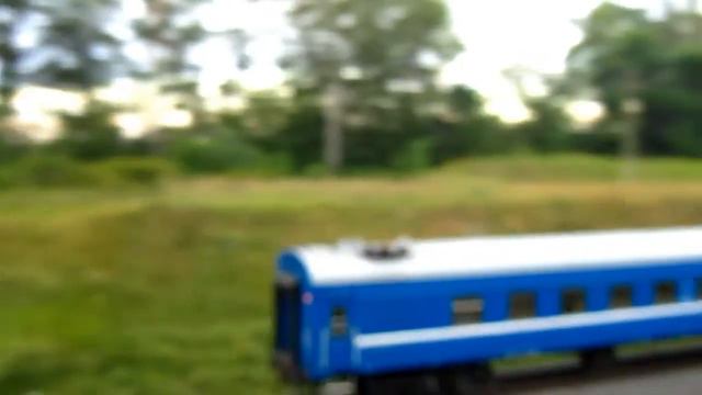 Тепловоз ТЭП70БС-145 с поездом № 605 Витебск - Брест. смотреть онлайн