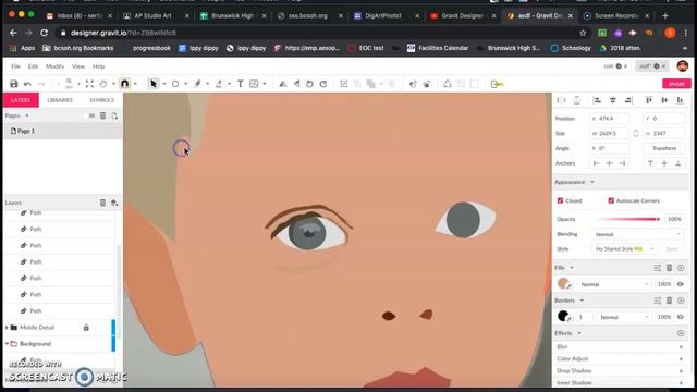 Gravit Designer Portrait Part 3 смотреть онлайн