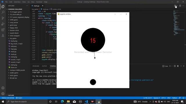 My arrow shooter game with python #pygame this project code is given in description box. смотреть онлайн