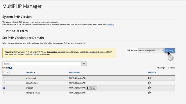 Change PHP Version in cPanel and Cloud Linux - Learn with #Khurram Shahzad смотреть онлайн