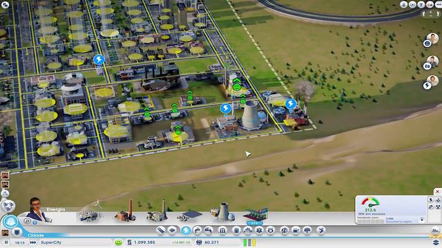 Simcity #42 - Edifícios Deluxe no Mini-vídeo, acabou espaço no HD =( смотреть онлайн