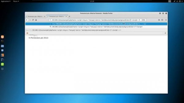 XSS attack using kali linux | pentester lab practice