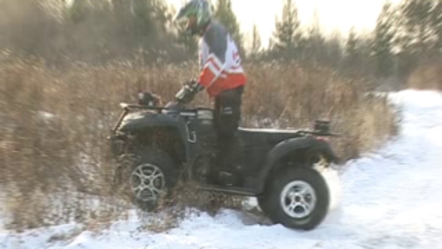 особенности управления квадроциклом зимой смотреть онлайн