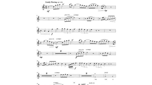 GOD SO LOVED ~ John 3:16~ (SATB Choir with optional flute) смотреть онлайн