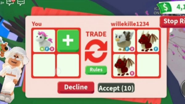 Играю в Adopt me!