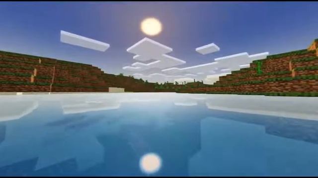 water reflection in minecraft bedrock edition! смотреть онлайн