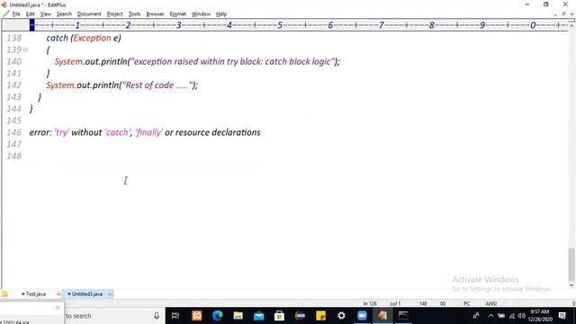 Java Exception Handling Part02 смотреть онлайн