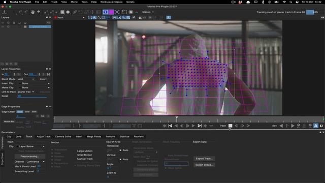Mocha Pro Quick Tip: Planar Track before PowerMesh! смотреть онлайн