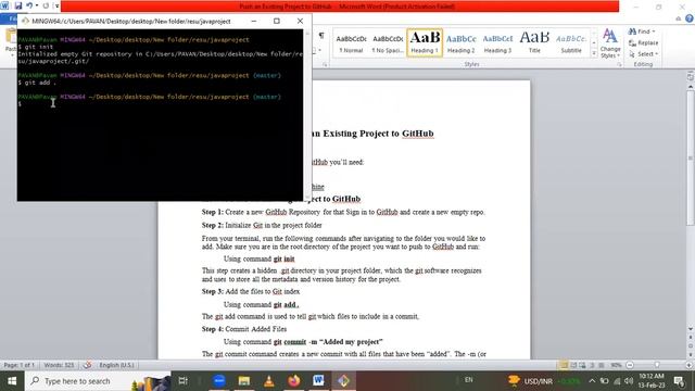 How to push code from local to GitHub Repository from scratch | push local Git Repository to GitHub смотреть онлайн