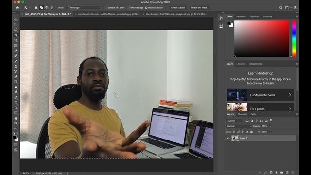 HOW TO USE OBJECT SELECTION TOOL IN PHOTOSHOP CC 2020 смотреть онлайн