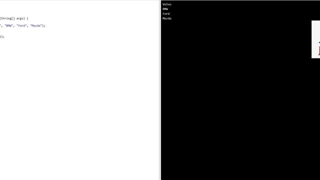 For each loop - Java Tutorial - - w3Schools Ch#16 English смотреть онлайн