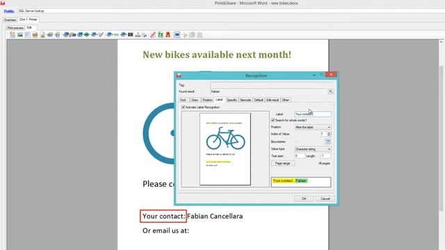 Ricoh Print&Share - Insert values automatically from MS SQL Server смотреть онлайн