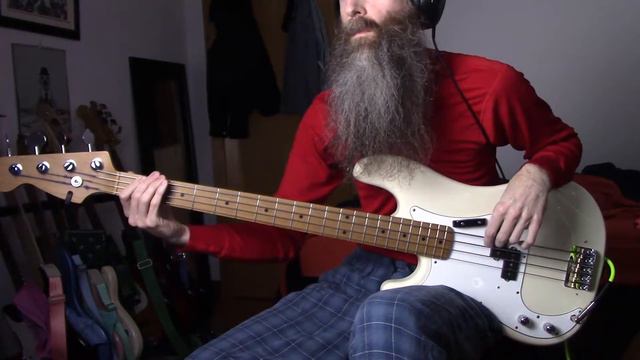 ISOLATED BASS TRACK for Neil Young - Like a Hurricane (bass cover) смотреть онлайн