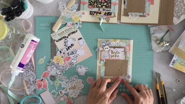 Мастер класс. Скрапбукинг. Весенний альбом. Часть 3. смотреть онлайн