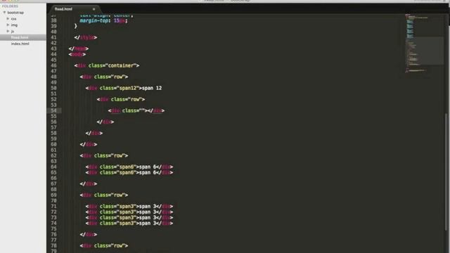 Twitter Bootstrap Tutorials: Responsive Scaffolding pt. 2 - Lesson 1 смотреть онлайн