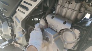BMW F650CS Oil Change