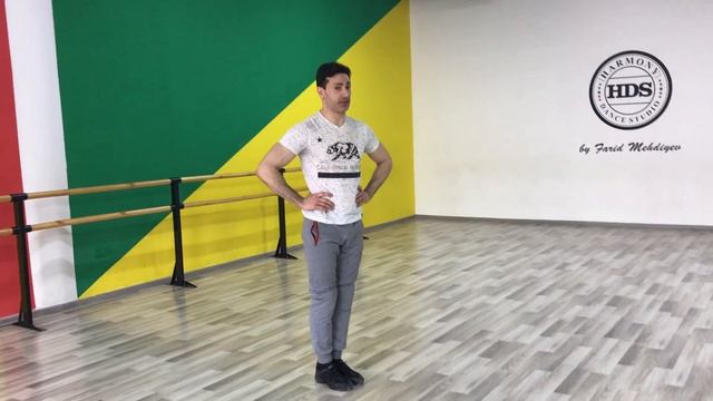 Кавказские танцы. Азербайджанский танец урок №7 смотреть онлайн