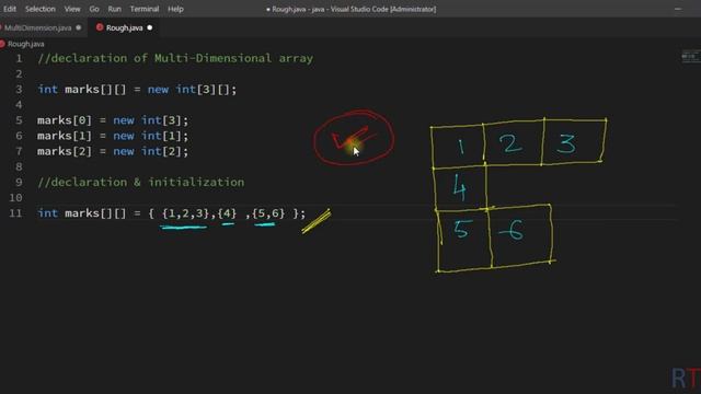 Java-32- Multi-Dimensional Array in Java смотреть онлайн