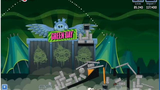 Angry Birds Friends Green Day Level 5 3stars смотреть онлайн