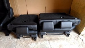 Второй ряд сидений Митсубиси Аутлендер 3 кожа