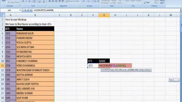 Excel Training : How to usel VLOOKUP - Office Excel 2003, 2007, 2010 in Shahrukh Khan voice смотреть онлайн