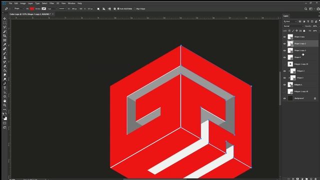 Creative Cube Logo Game Play Space - How to (Adobe Photoshop) Design #1 смотреть онлайн
