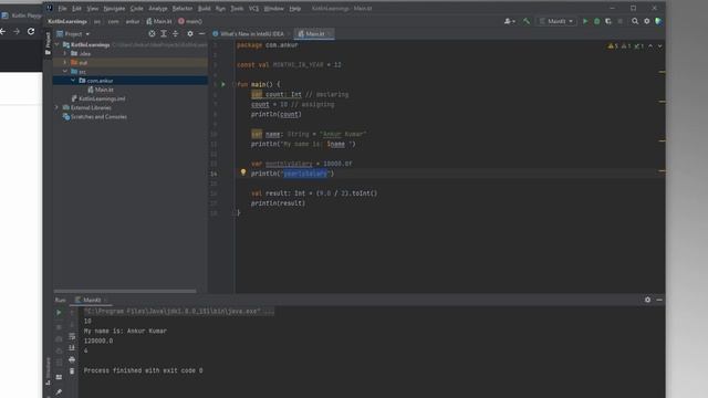 Android Basics 011 - Data Types in Kotlin смотреть онлайн